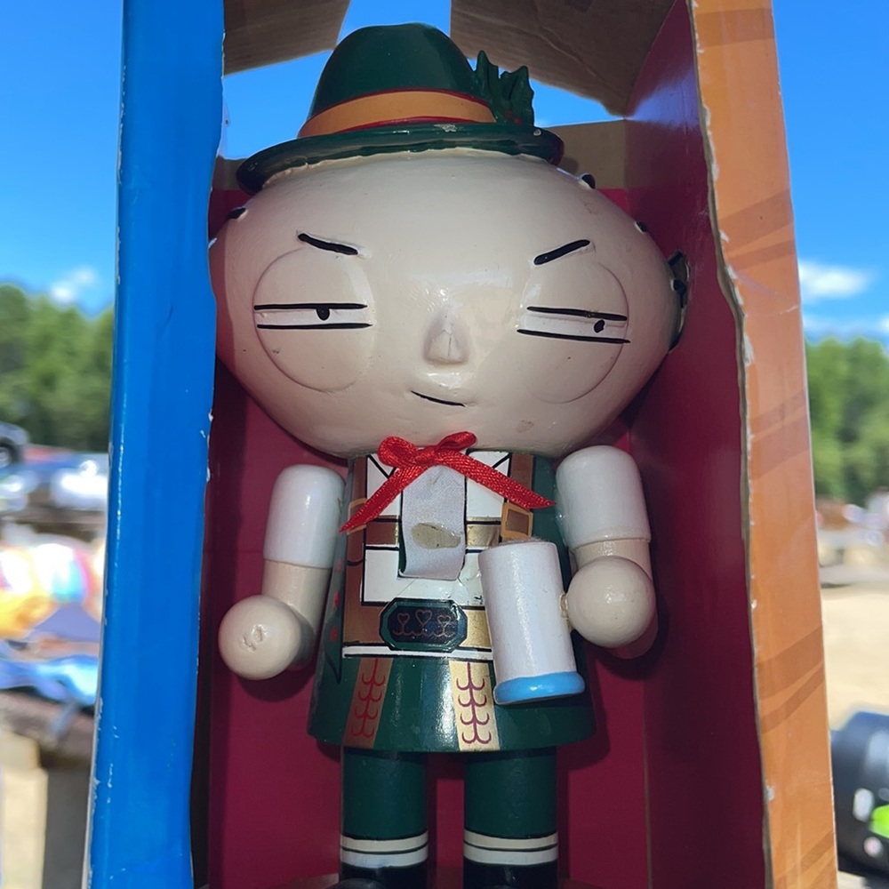 Kurt Adler The Family Guy Stewie Griffin 2006 Wooden Resin Christmas Nutcracker